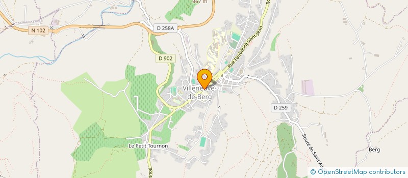 localisation de l'entreprise DC2S à VILLENEUVE-DE-BERG