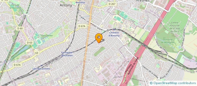 localisation de l'entreprise DC92 CONSULTING à ANTONY