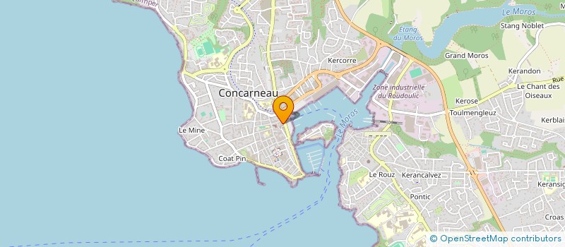 localisation de l'entreprise DCA à CONCARNEAU