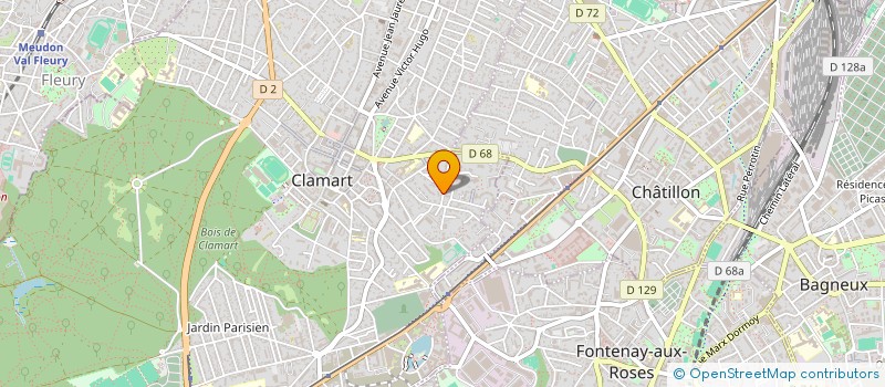 localisation de l'entreprise DCA à CLAMART
