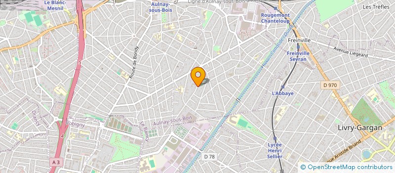 localisation de l'entreprise DCA à AULNAY-SOUS-BOIS