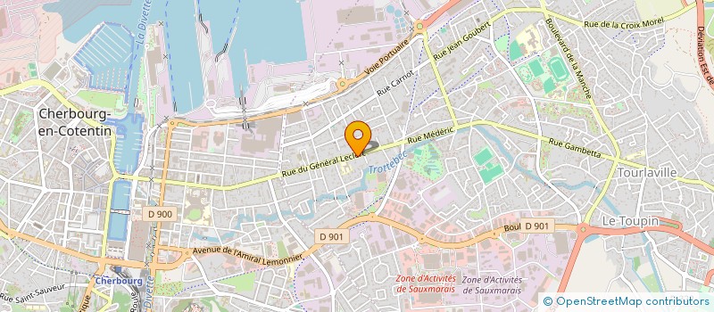 localisation de l'entreprise DCA - IMMO à CHERBOURG-EN-COTENTIN
