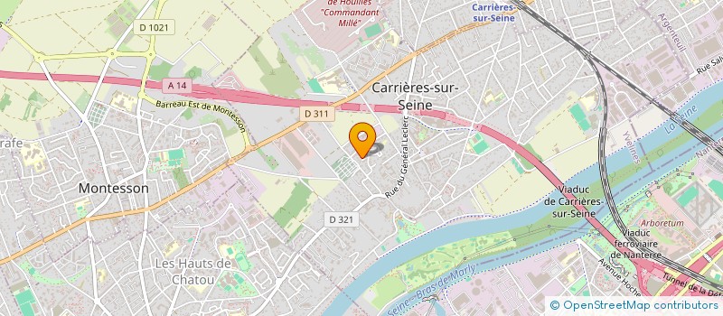 localisation de l'entreprise DCA INVEST  CARRIERES-SUR-SEINE