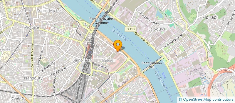 localisation de l'entreprise DCA PATRIMOINE  BORDEAUX