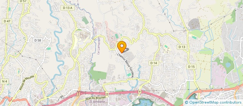 localisation de l'entreprise DCA SERVICES  LE LAMENTIN