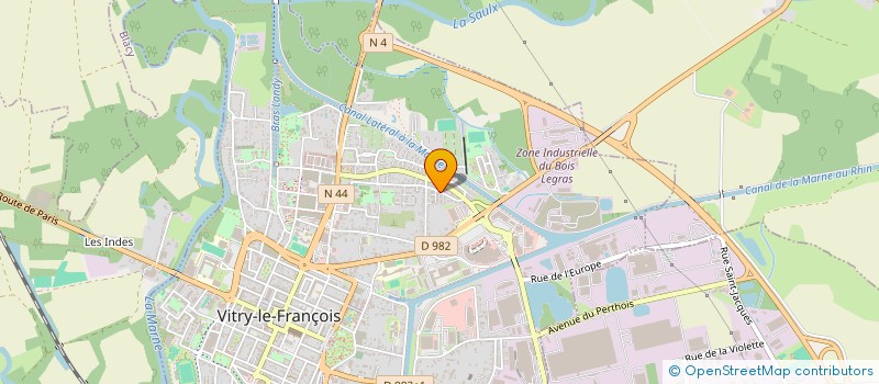 localisation de l'entreprise DCAEL à VITRY-LE-FRANCOIS