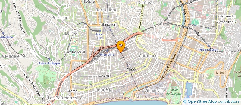 localisation de l'entreprise DCAI à NICE