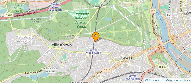 localisation de l'entreprise DCALC  SEVRES