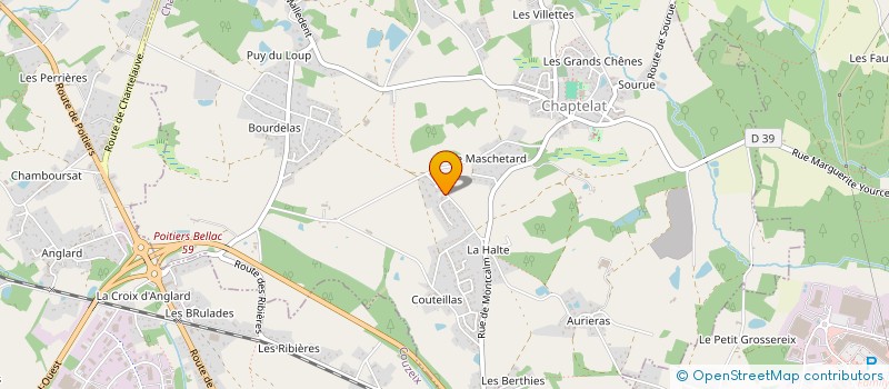 localisation de l'entreprise DCAM à CHAPTELAT
