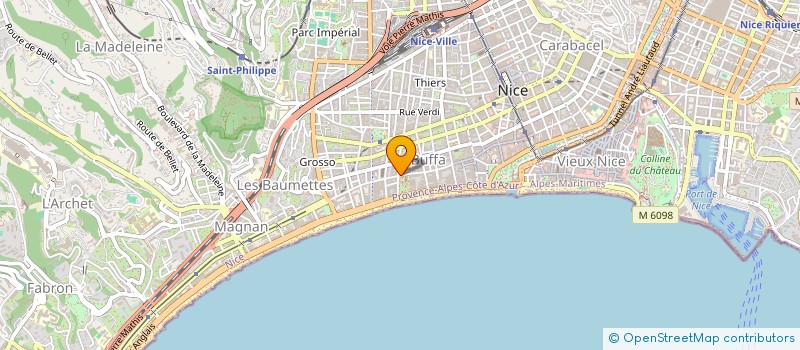 localisation de l'entreprise DCAMOUS  NICE