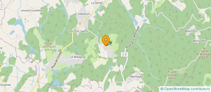 localisation de l'entreprise DCAP LOU CANTOU à COMPREIGNAC