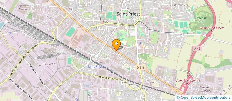 localisation de l'entreprise DCARTON  SAINT-PRIEST