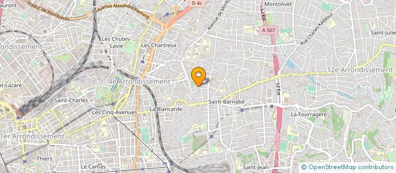 localisation de l'entreprise DCB 3 à MARSEILLE 12EME