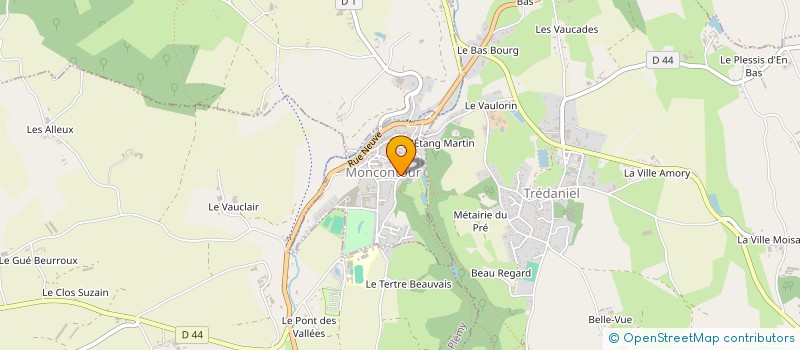 localisation de l'entreprise DCB à MONCONTOUR