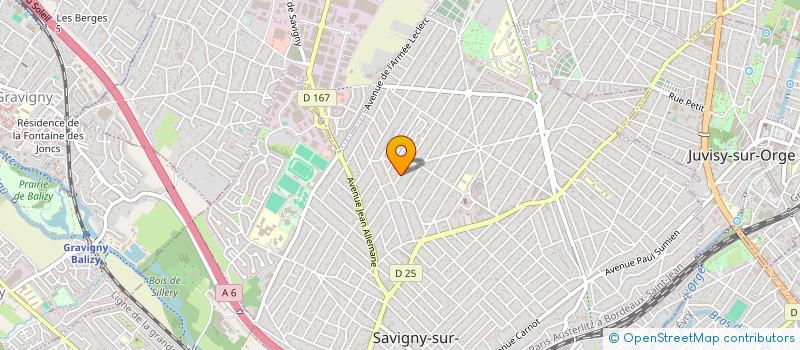 localisation de l'entreprise DCB à SAVIGNY-SUR-ORGE