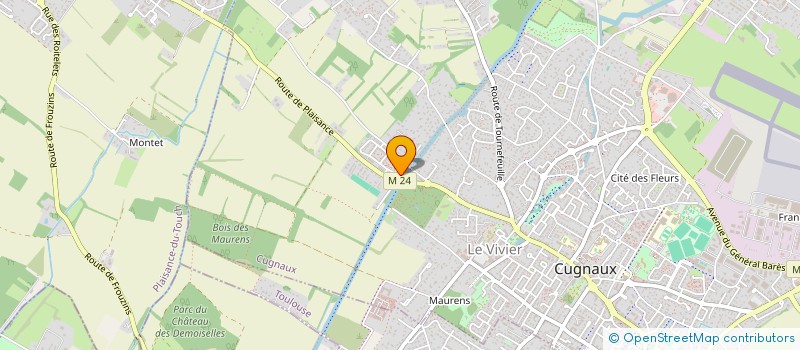 localisation de l'entreprise DCB  CUGNAUX