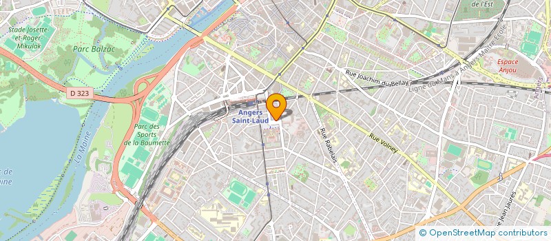 localisation de l'entreprise DCB IMMO à ANGERS