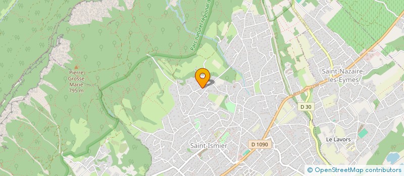 localisation de l'entreprise DCB SOFTWARE à SAINT-ISMIER