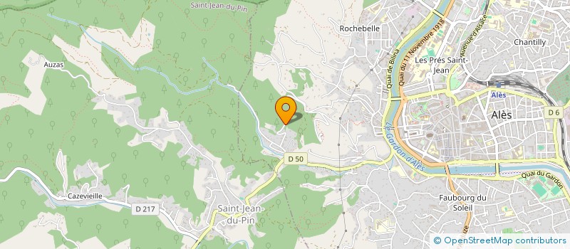 localisation de l'entreprise DCBA  ALES