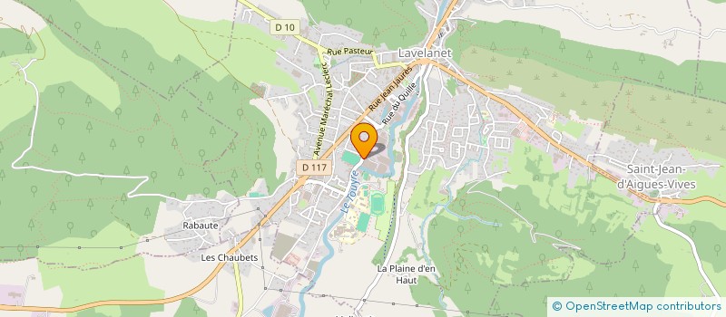 localisation de l'entreprise DCBBL à LAVELANET