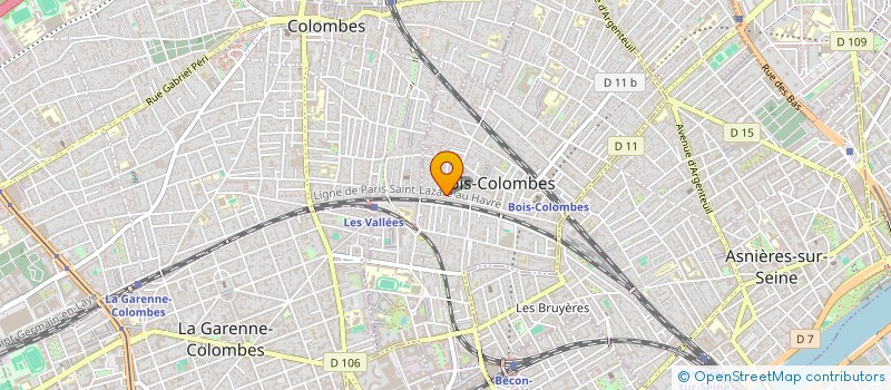 localisation de l'entreprise DCBM-SAUGE à BOIS-COLOMBES