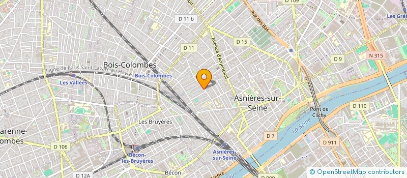 localisation de l'entreprise DCBRAIN à CLICHY