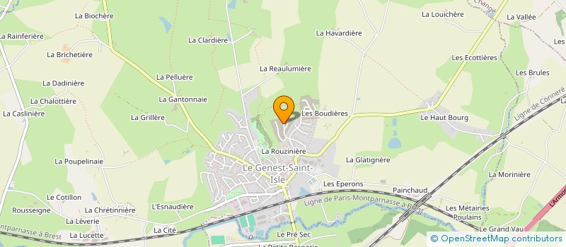 localisation de l'entreprise DCC  LE GENEST-SAINT-ISLE