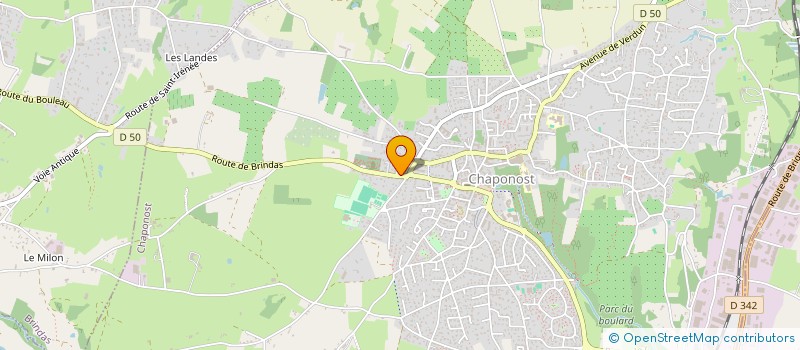 localisation de l'entreprise DCC  CHAPONOST