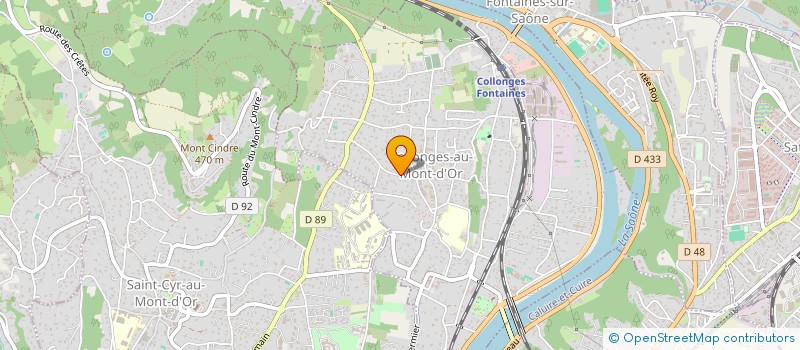 localisation de l'entreprise DCCA IMMO  COLLONGES-AU-MONT-D'OR