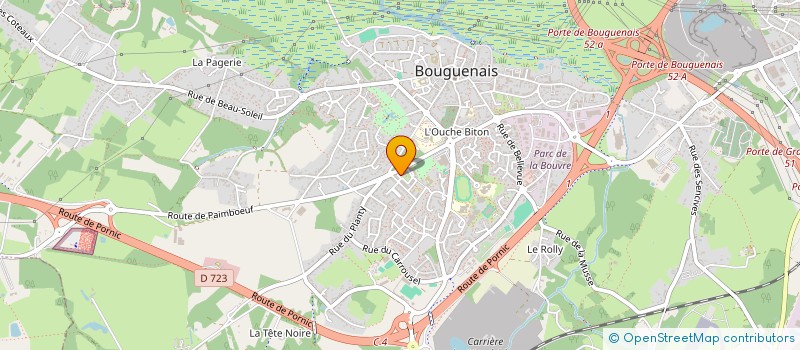 localisation de l'entreprise DCCH à BOUGUENAIS