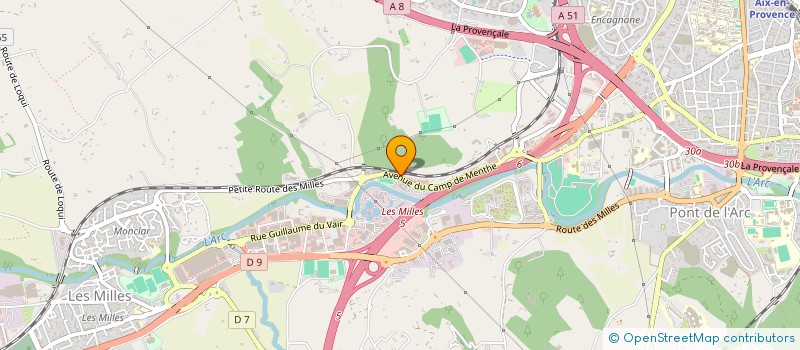 localisation de l'entreprise DCCH INVEST à AIX-EN-PROVENCE