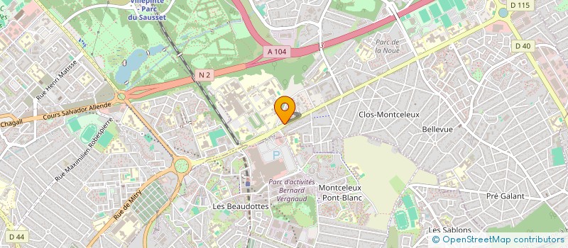 localisation de l'entreprise DCCLEAN à VILLEPINTE