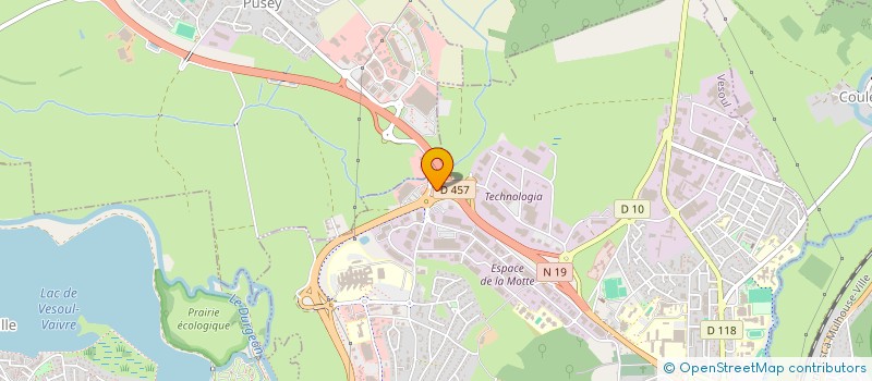 localisation de l'entreprise DCCM à VESOUL