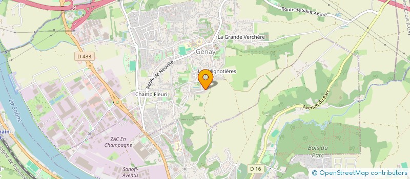 localisation de l'entreprise DCCM  GENAY