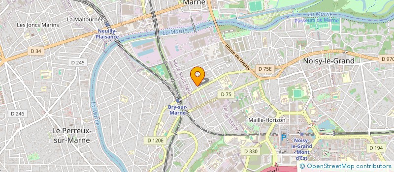 localisation de l'entreprise DCCP LE RELAIS DE NOISY  NOISY-LE-GRAND