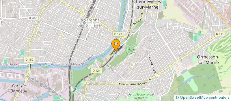 localisation de l'entreprise DCCRT  CHENNEVIERES-SUR-MARNE