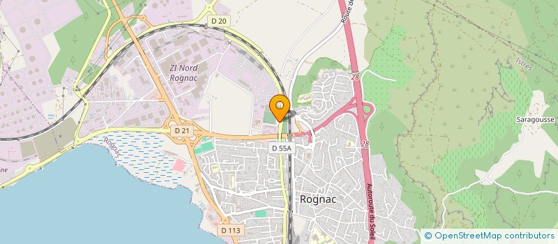 localisation de l'entreprise DCDCJ  ROGNAC