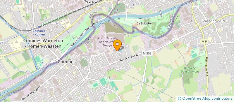 localisation de l'entreprise DCDV2021  COMINES