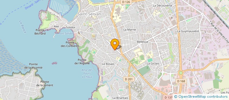 localisation de l'entreprise DCE  SAINT-MALO