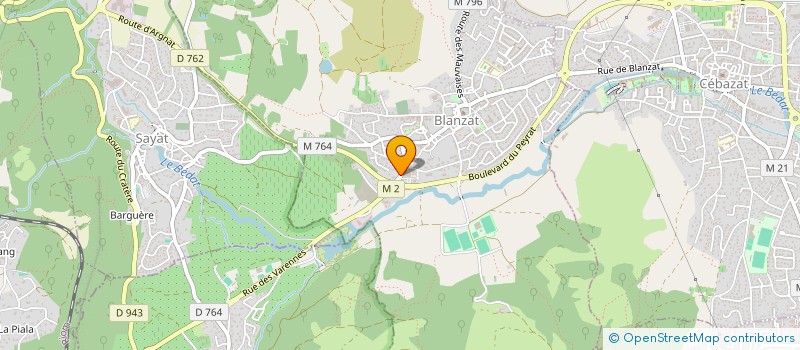 localisation de l'entreprise DCE 63 à BLANZAT