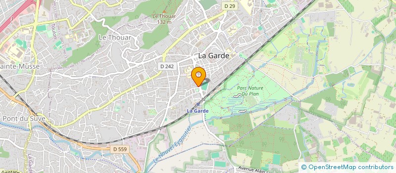 localisation de l'entreprise DCE à LA GARDE