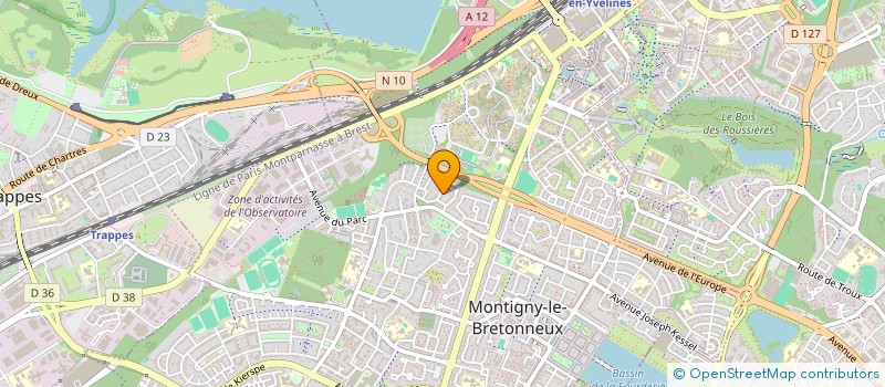 localisation de l'entreprise DCE CONSEIL KOMETIS à MONTIGNY-LE-BRETONNEUX