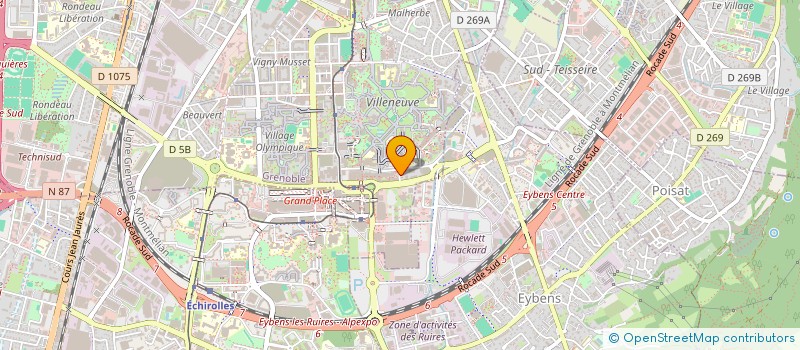 localisation de l'entreprise DCE SYNERGIE à GRENOBLE