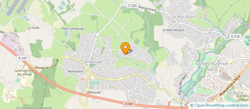 localisation de l'entreprise DCEA à LIMOGES