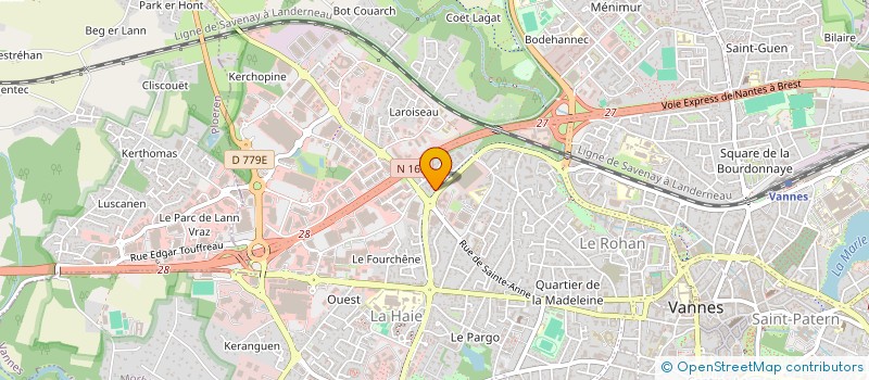 localisation de l'entreprise DCEG BATIMENT à VANNES
