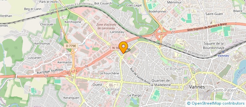 localisation de l'entreprise DCEG HOLDING à VANNES