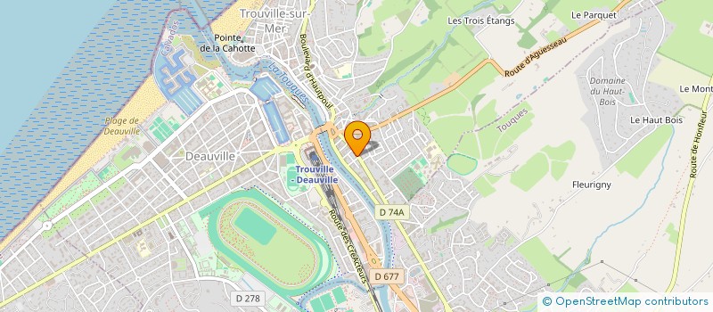 localisation de l'entreprise DCEL à TROUVILLE-SUR-MER