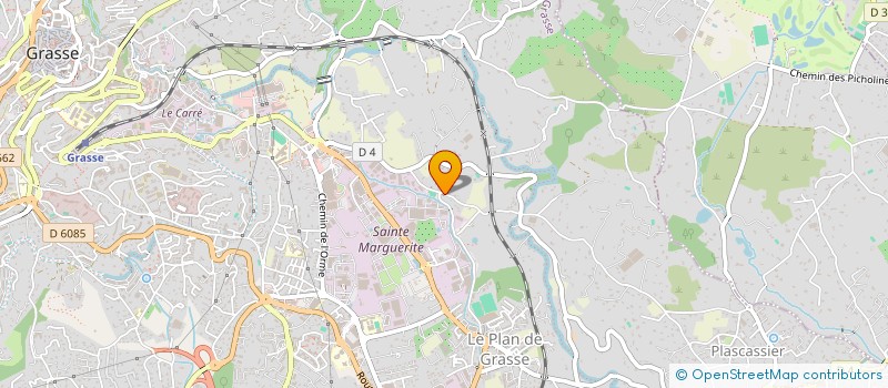 localisation de l'entreprise DCET - DESIGN CONCEPTION ETUDES TECHNIQUES à GRASSE