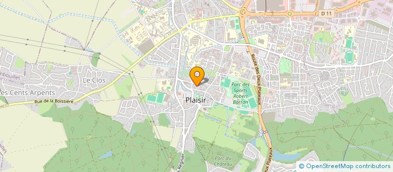 localisation de l'entreprise DCET-SYS  PLAISIR