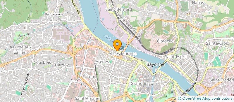 localisation de l'entreprise DCF BAYONNE PAYS-BASQUE à BAYONNE